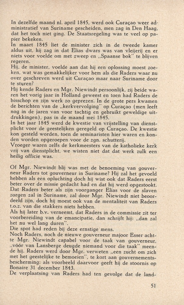 Bisschop Niewindt 1842-1852 - 