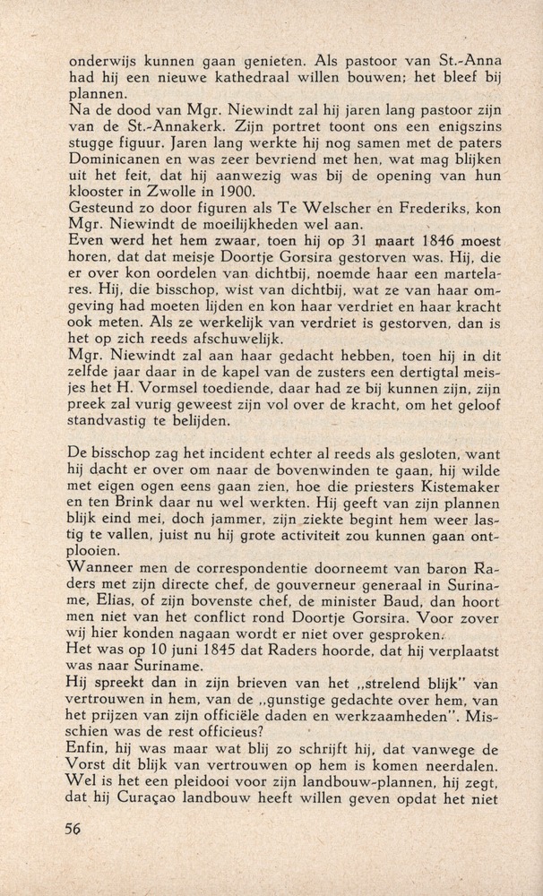 Bisschop Niewindt 1842-1852 - 