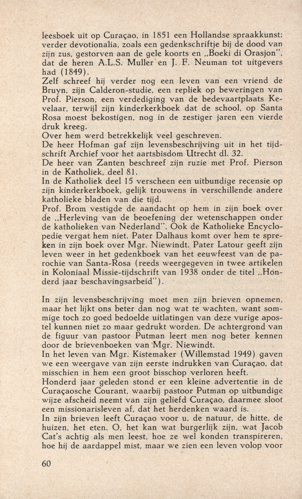 Bisschop Niewindt 1842-1852 - 
