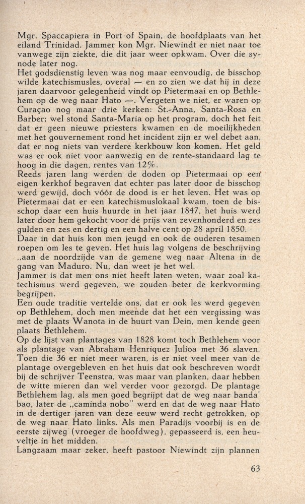 Bisschop Niewindt 1842-1852 - 