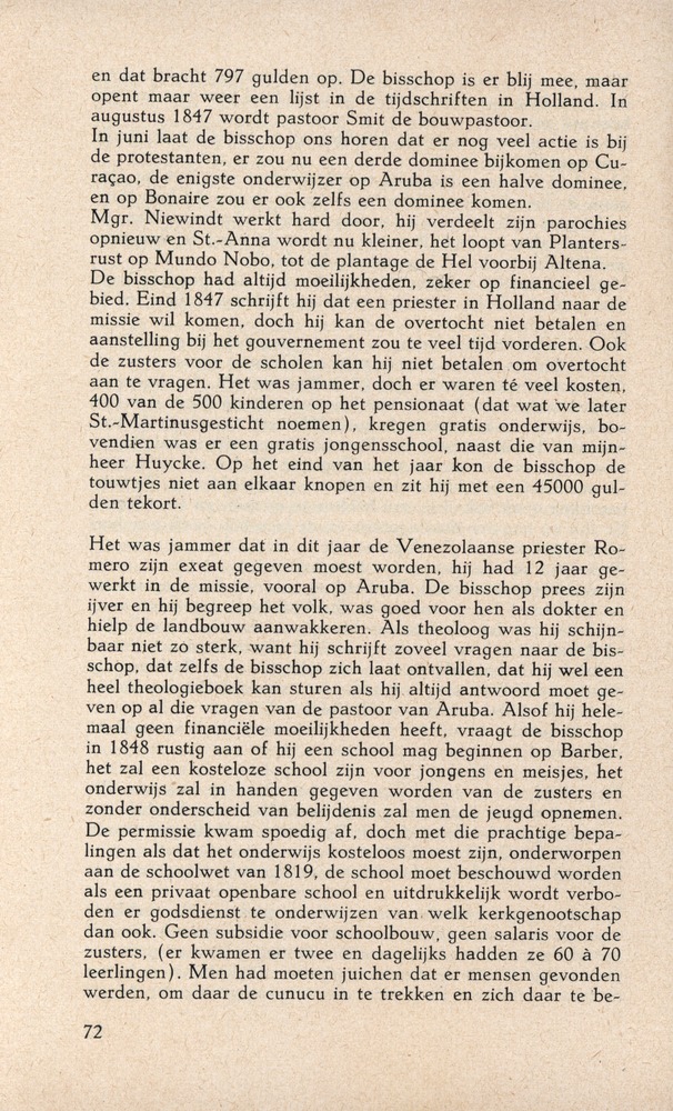 Bisschop Niewindt 1842-1852 - 