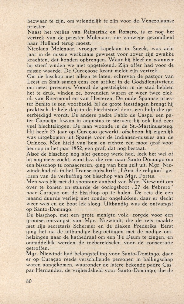 Bisschop Niewindt 1842-1852 - 