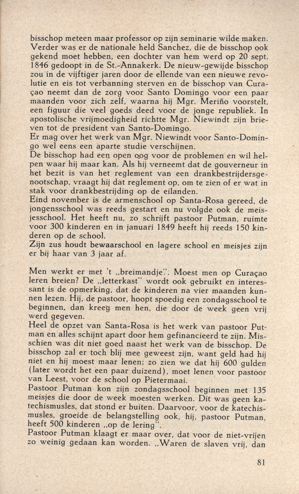 Bisschop Niewindt 1842-1852 - 