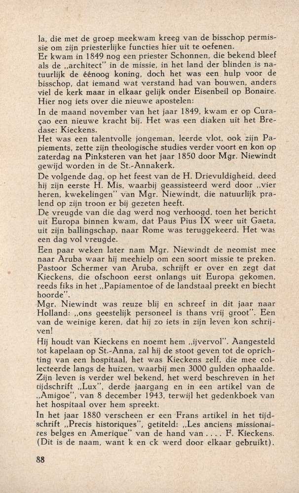 Bisschop Niewindt 1842-1852 - 
