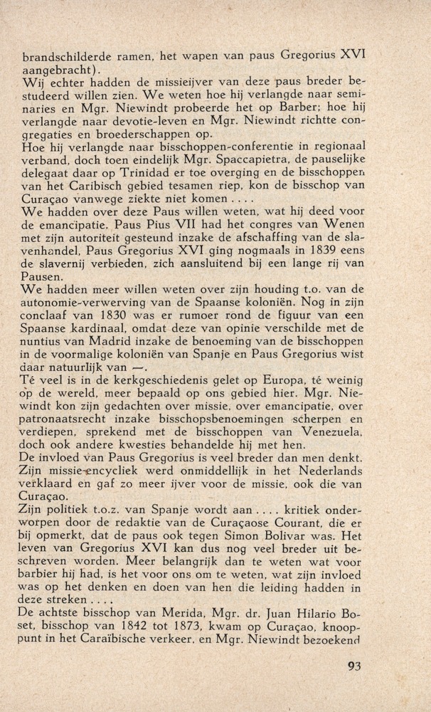 Bisschop Niewindt 1842-1852 - 