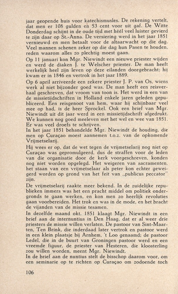 Bisschop Niewindt 1842-1852 - 