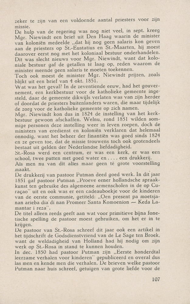 Bisschop Niewindt 1842-1852 - 