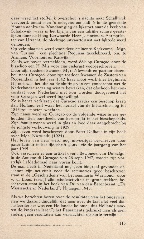 Bisschop Niewindt 1842-1852 - 