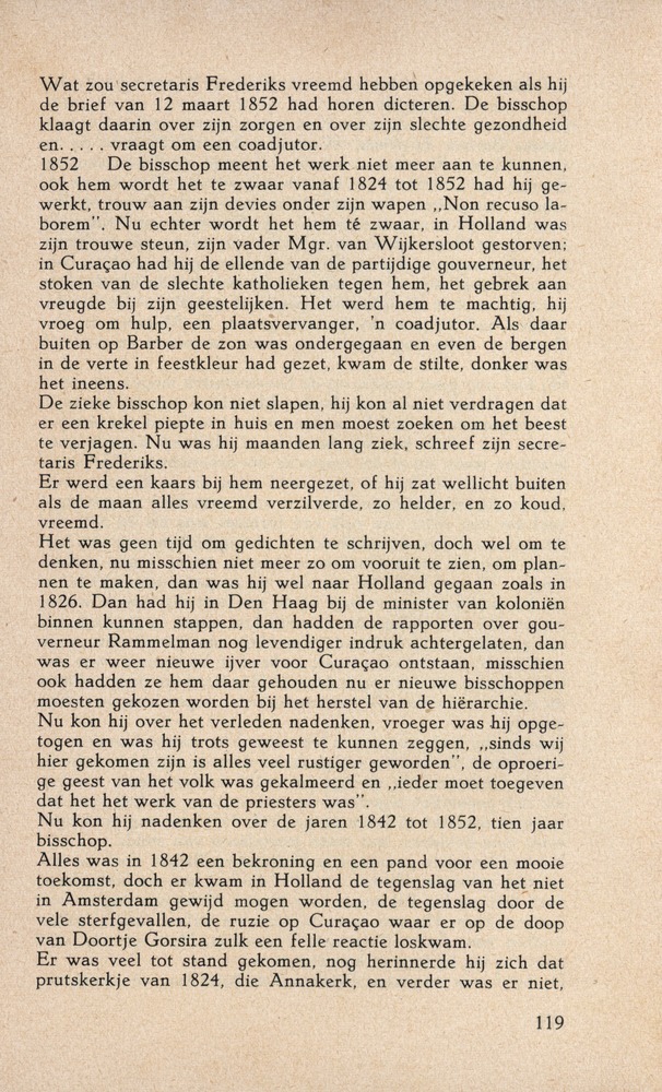 Bisschop Niewindt 1842-1852 - 