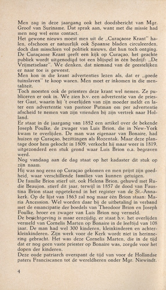 Laatste jaren van Mgr. Niewindt 1852-1860 - 
