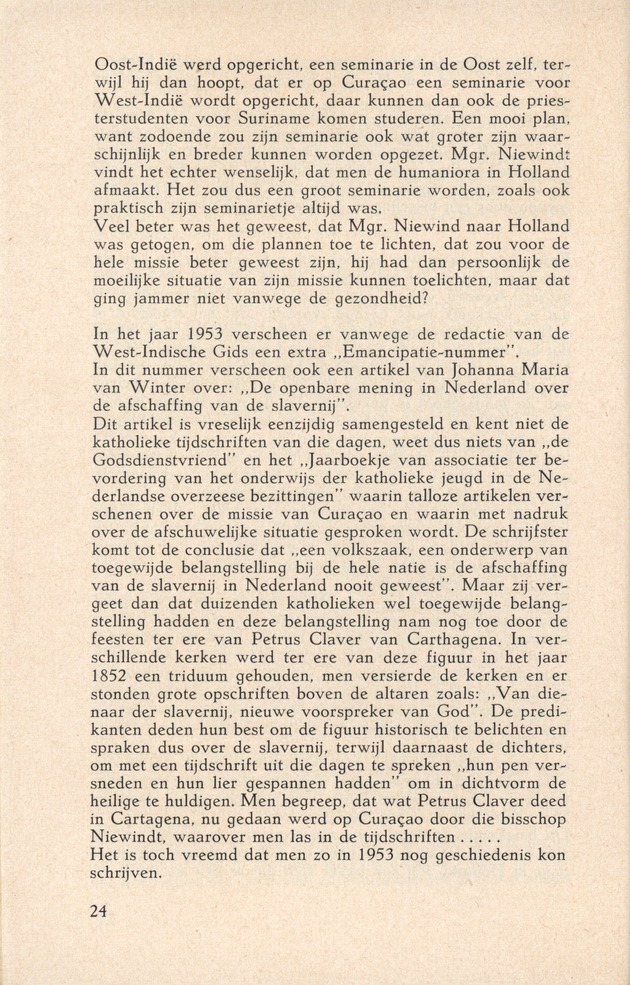 Laatste jaren van Mgr. Niewindt 1852-1860 - 