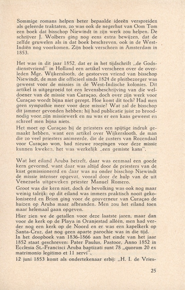 Laatste jaren van Mgr. Niewindt 1852-1860 - 