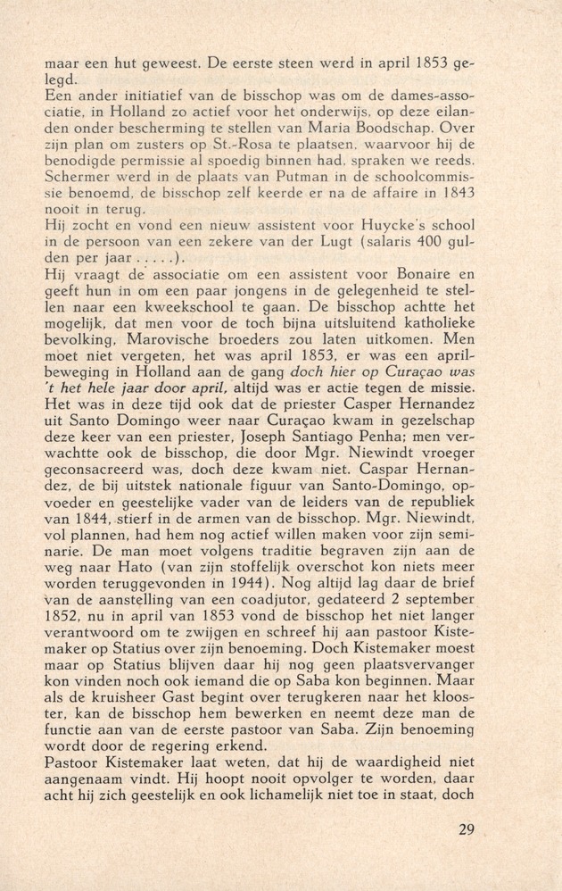 Laatste jaren van Mgr. Niewindt 1852-1860 - 