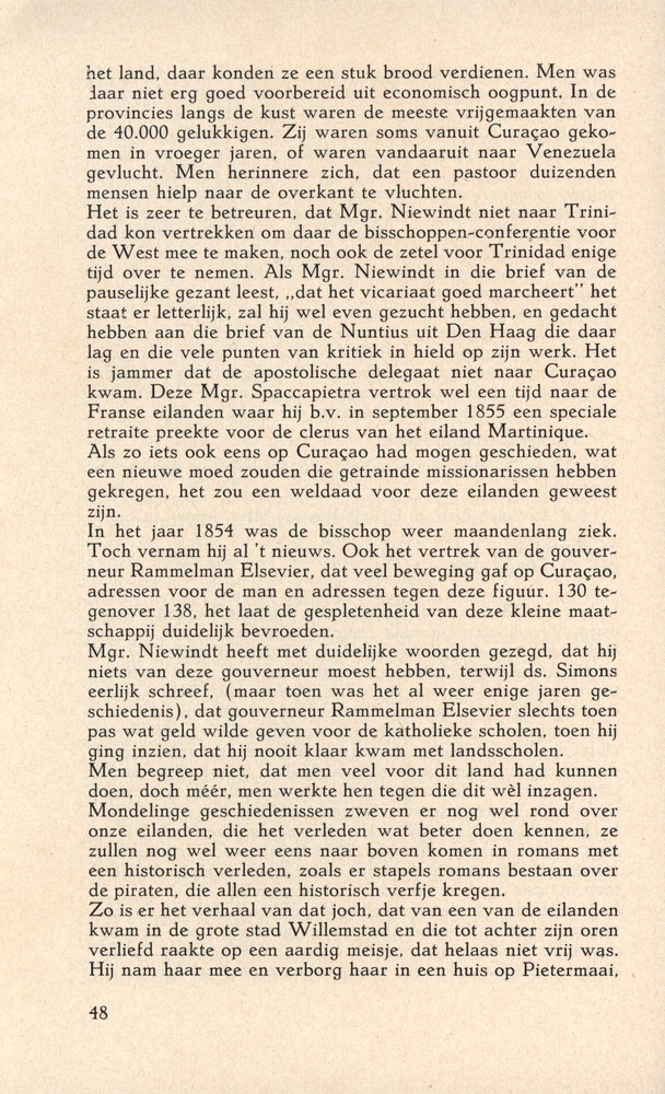 Laatste jaren van Mgr. Niewindt 1852-1860 - 