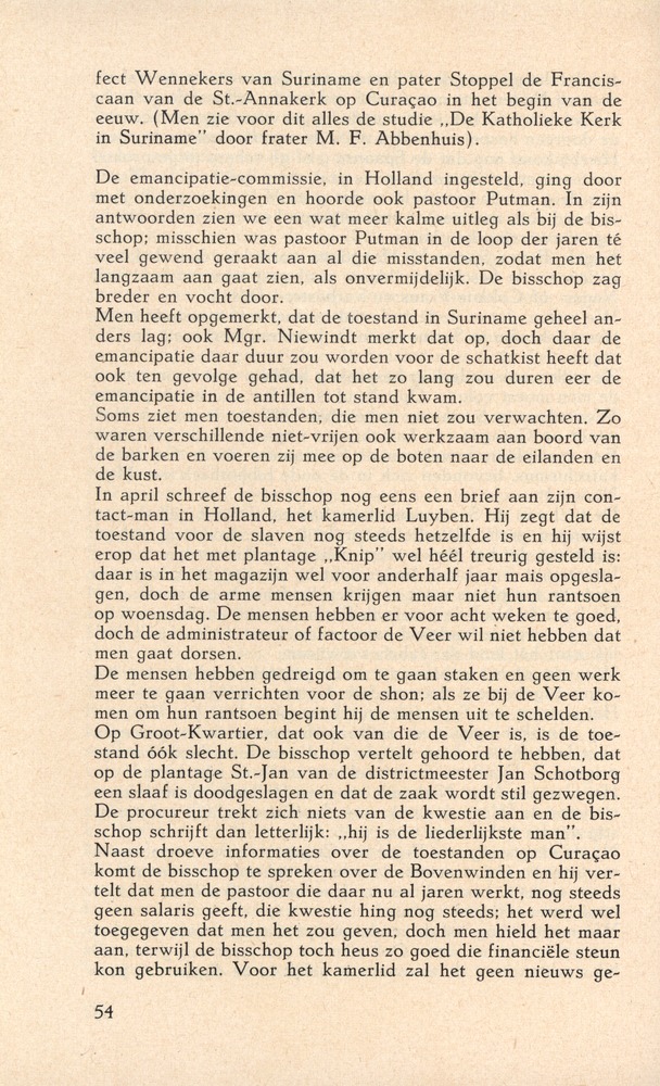 Laatste jaren van Mgr. Niewindt 1852-1860 - 