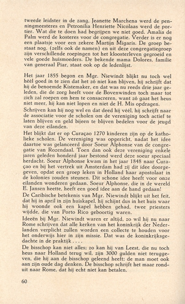 Laatste jaren van Mgr. Niewindt 1852-1860 - 