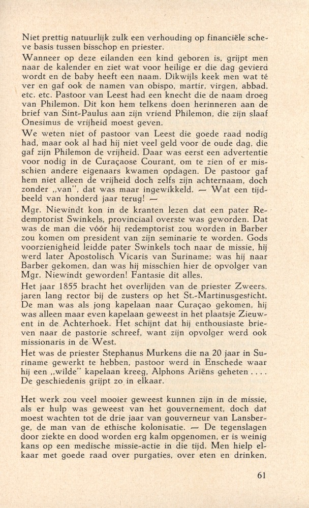 Laatste jaren van Mgr. Niewindt 1852-1860 - 