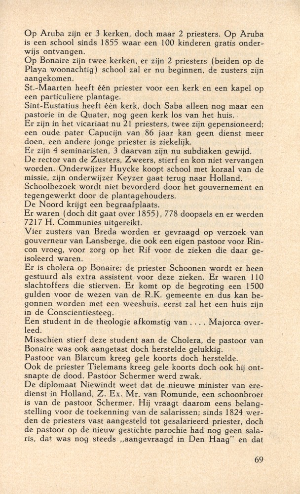 Laatste jaren van Mgr. Niewindt 1852-1860 - 