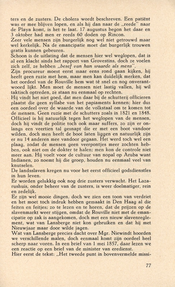 Laatste jaren van Mgr. Niewindt 1852-1860 - 