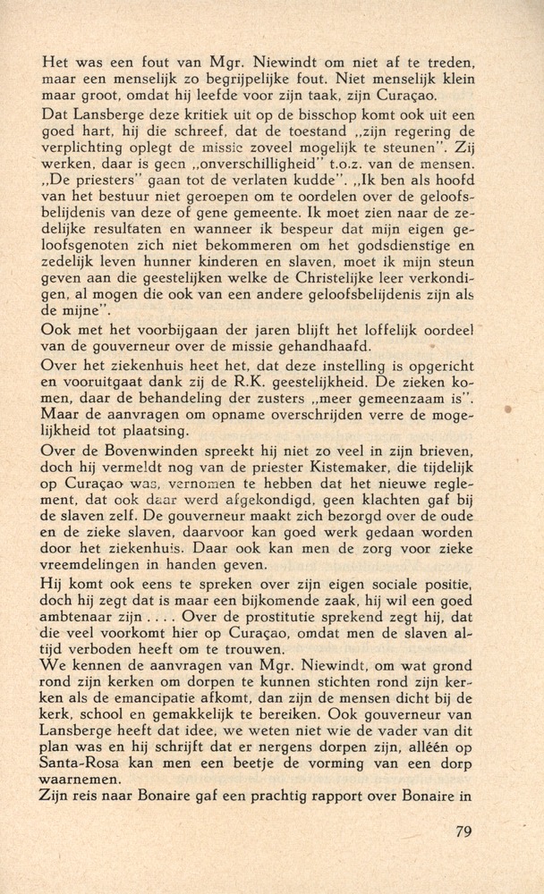 Laatste jaren van Mgr. Niewindt 1852-1860 - 