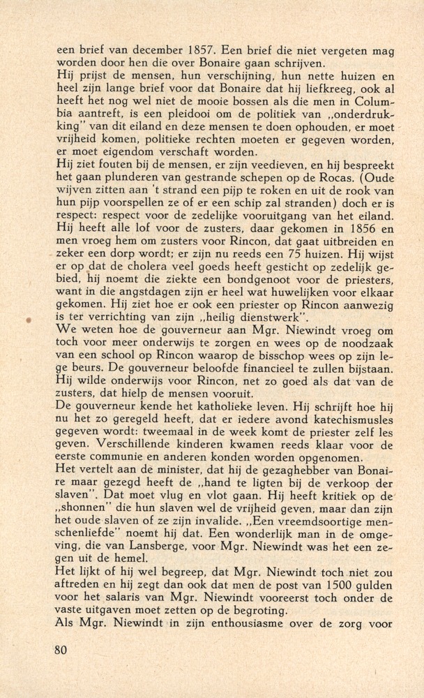 Laatste jaren van Mgr. Niewindt 1852-1860 - 
