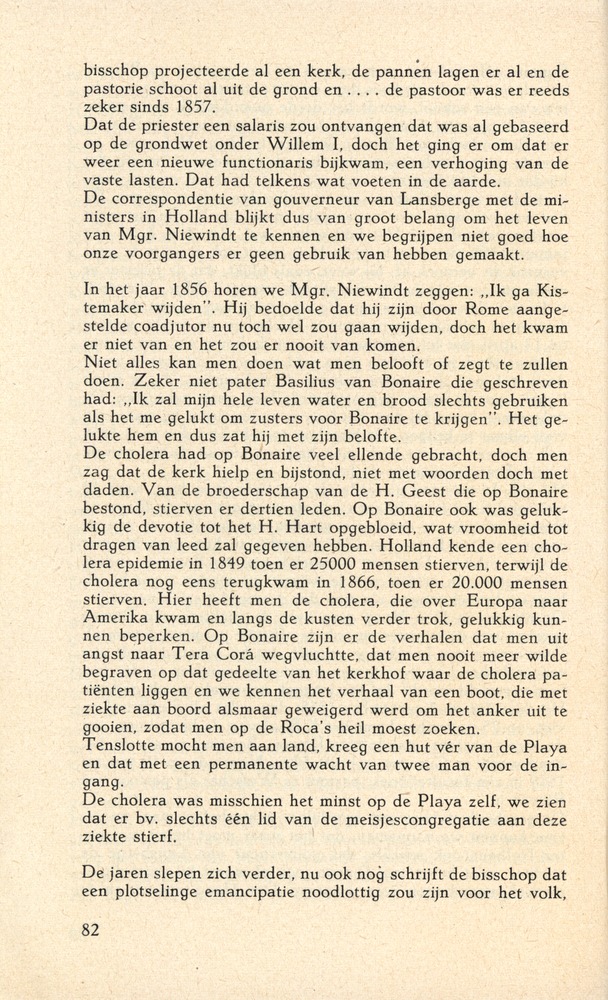 Laatste jaren van Mgr. Niewindt 1852-1860 - 
