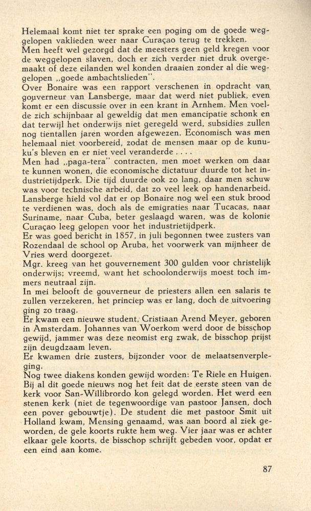 Laatste jaren van Mgr. Niewindt 1852-1860 - 