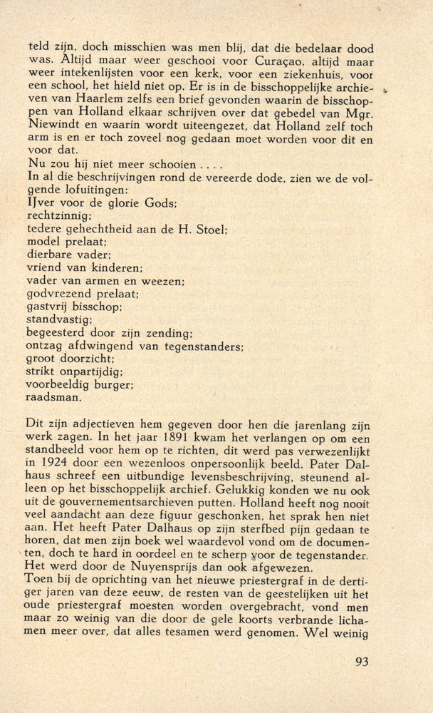 Laatste jaren van Mgr. Niewindt 1852-1860 - 
