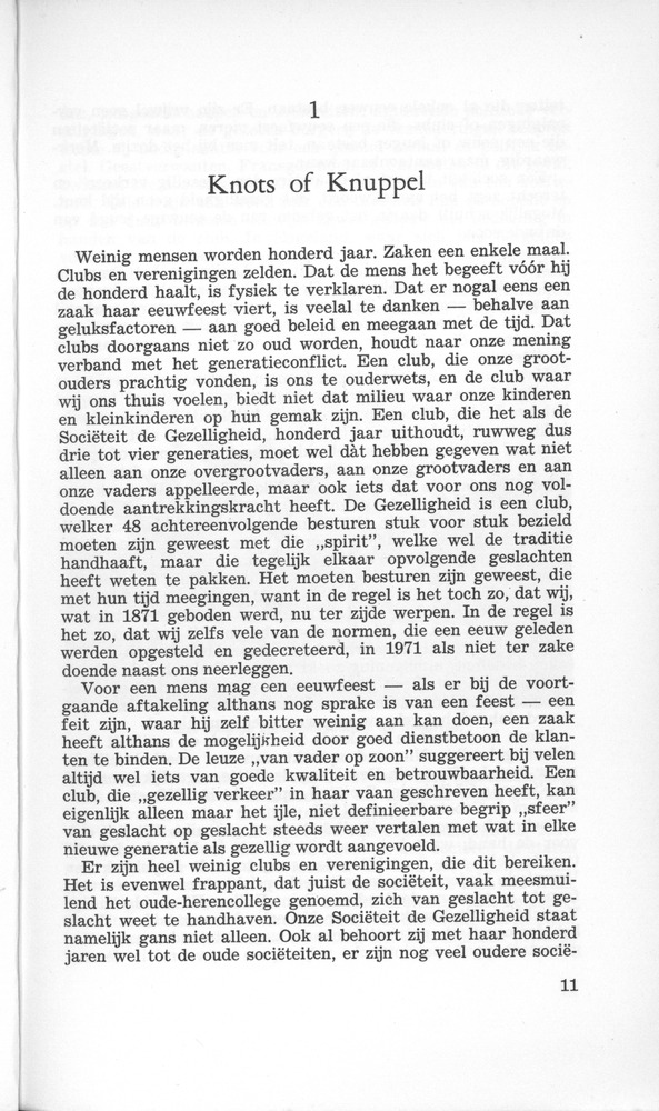 Honderd jaar gezelligheid in De Gezelligheid 1871 - 1971 - 
