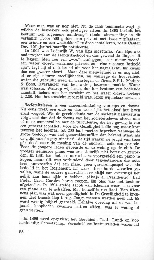 Honderd jaar gezelligheid in De Gezelligheid 1871 - 1971 - 