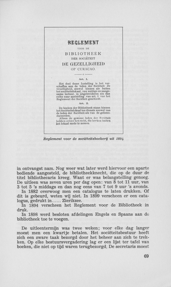 Honderd jaar gezelligheid in De Gezelligheid 1871 - 1971 - 