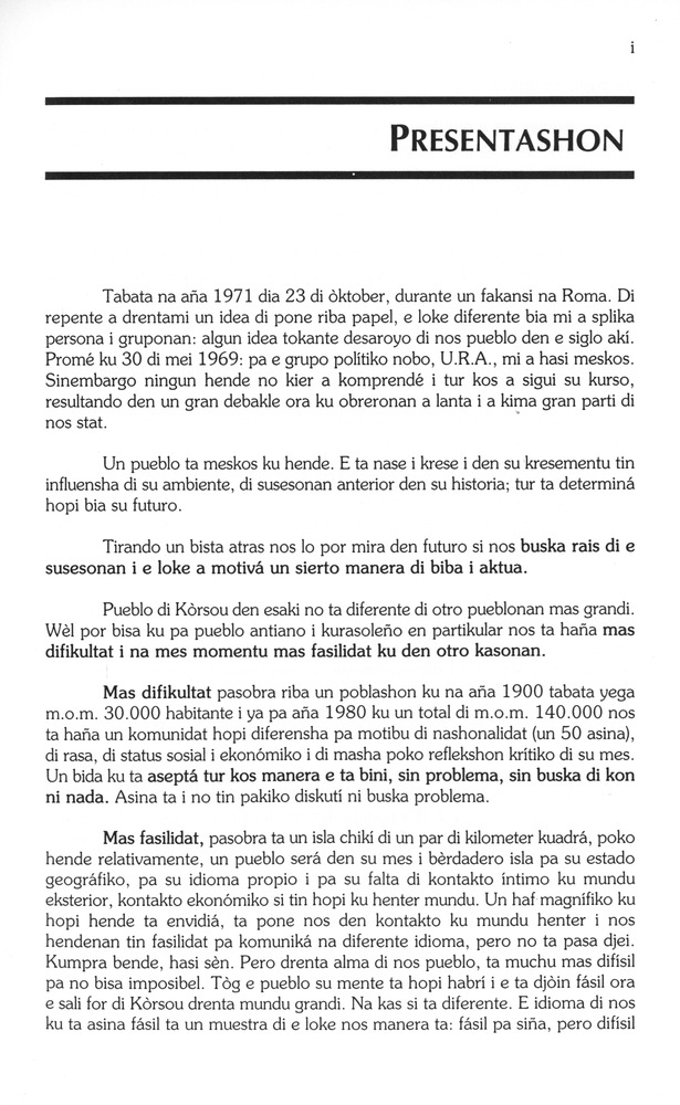 Koṛsou den siglo XX - 