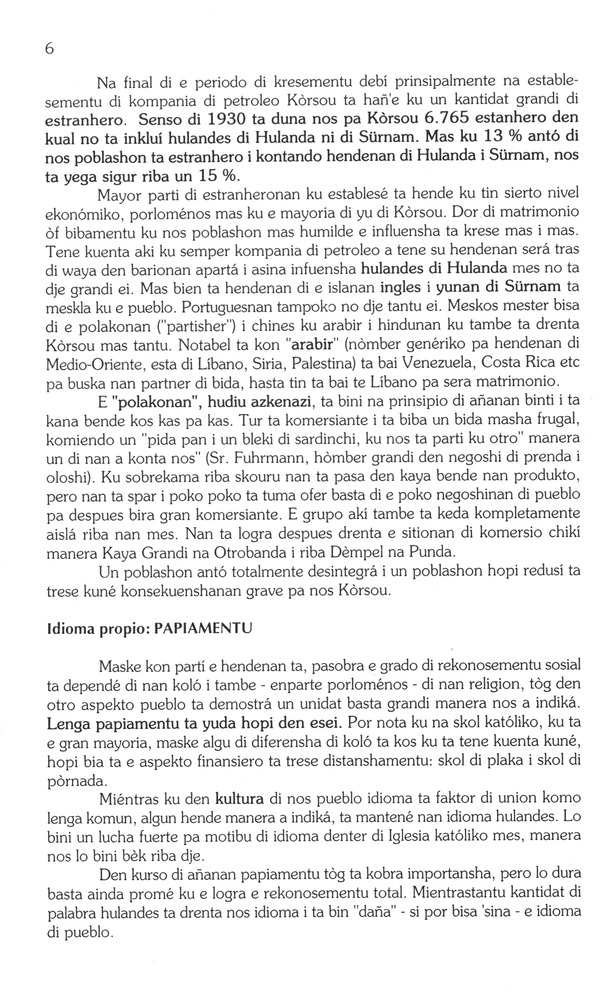 Koṛsou den siglo XX - 