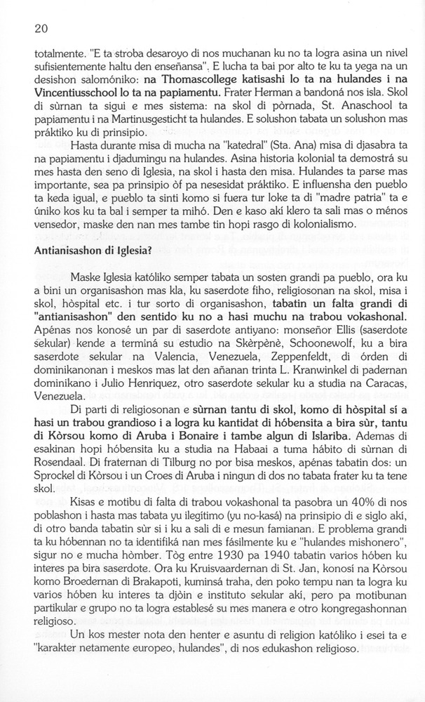 Koṛsou den siglo XX - 