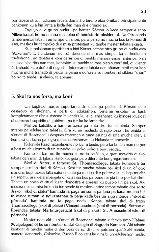 Koṛsou den siglo XX - 