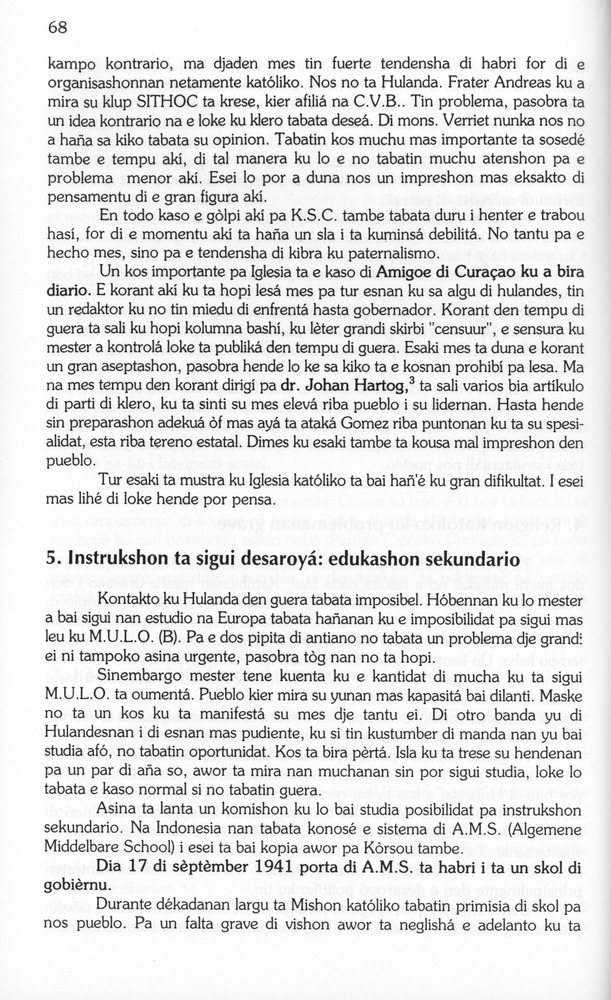 Koṛsou den siglo XX - 