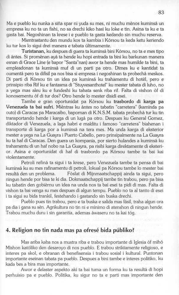Koṛsou den siglo XX - 