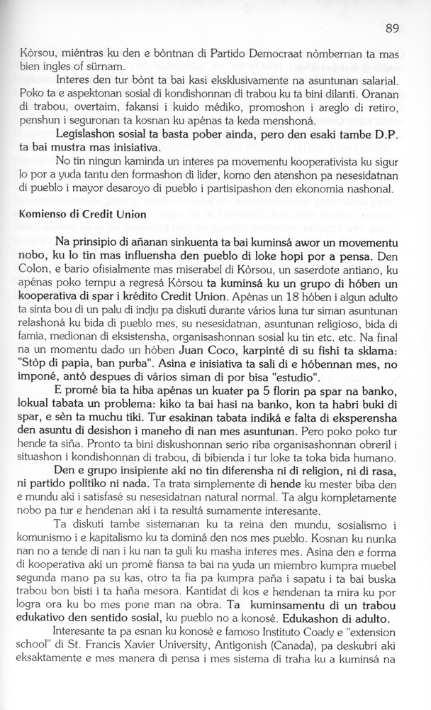 Koṛsou den siglo XX - 
