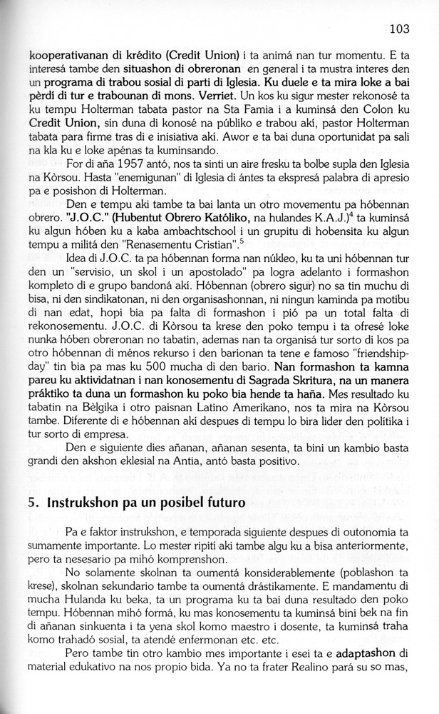 Koṛsou den siglo XX - 