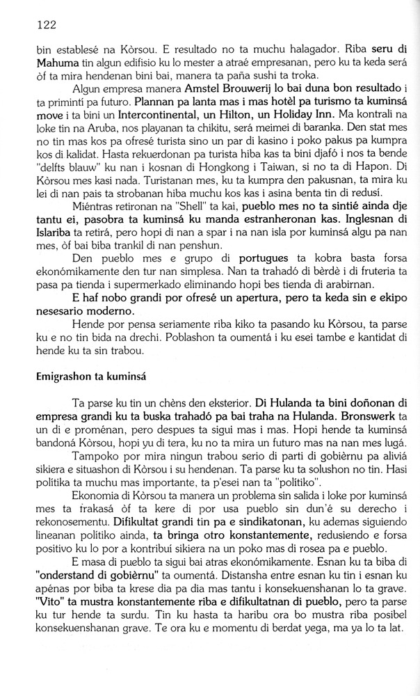 Koṛsou den siglo XX - 