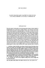 Slave trading and slavery in the Dutch colonial empire: a global comparison