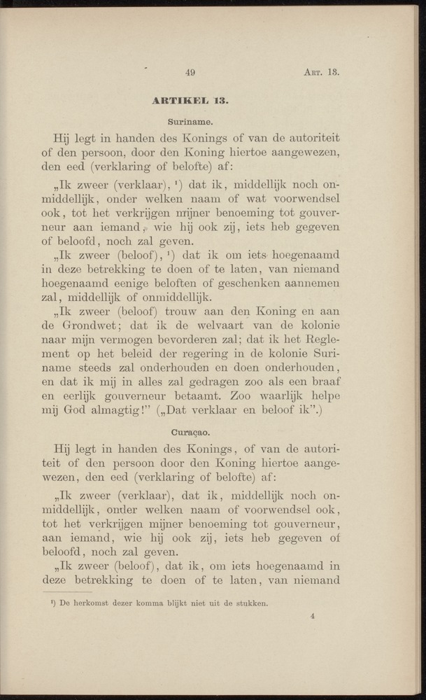 Handelingen over de reglementen op het beleid der regeering in de koloniën Suriname en Curaçao - 