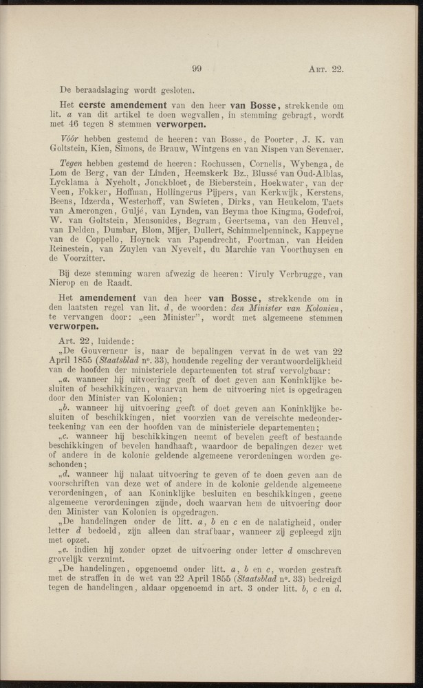 Handelingen over de reglementen op het beleid der regeering in de koloniën Suriname en Curaçao - 