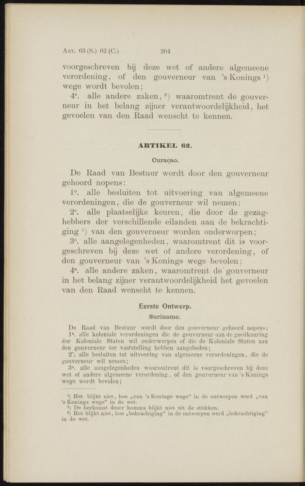 Handelingen over de reglementen op het beleid der regeering in de koloniën Suriname en Curaçao - 