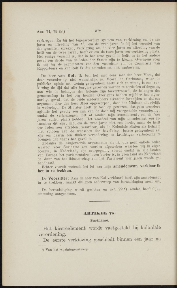 Handelingen over de reglementen op het beleid der regeering in de koloniën Suriname en Curaçao - 