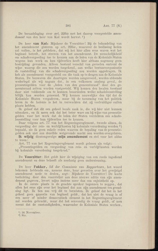 Handelingen over de reglementen op het beleid der regeering in de koloniën Suriname en Curaçao - 