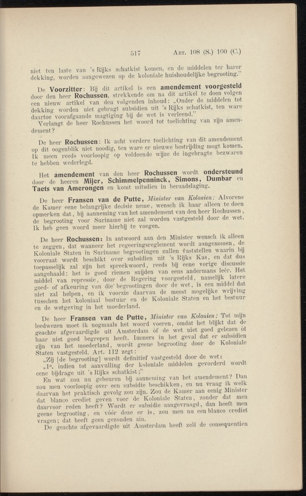 Handelingen over de reglementen op het beleid der regeering in de koloniën Suriname en Curaçao - 