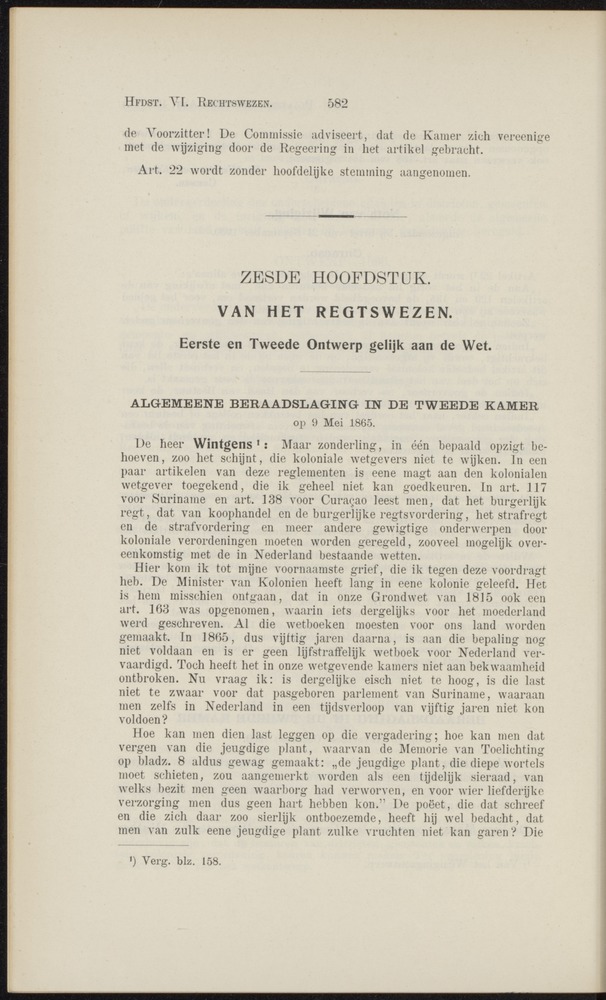 Handelingen over de reglementen op het beleid der regeering in de koloniën Suriname en Curaçao - 