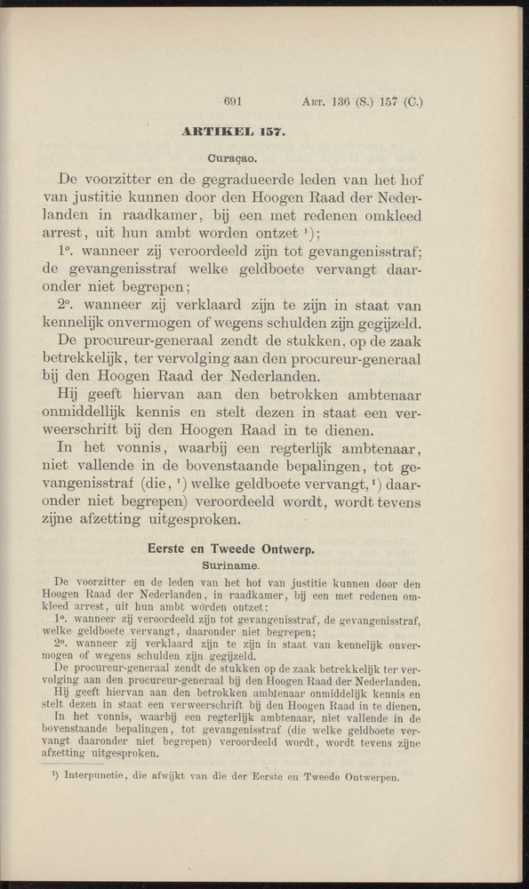 Handelingen over de reglementen op het beleid der regeering in de koloniën Suriname en Curaçao - 