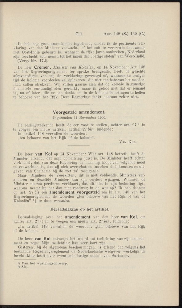 Handelingen over de reglementen op het beleid der regeering in de koloniën Suriname en Curaçao - 